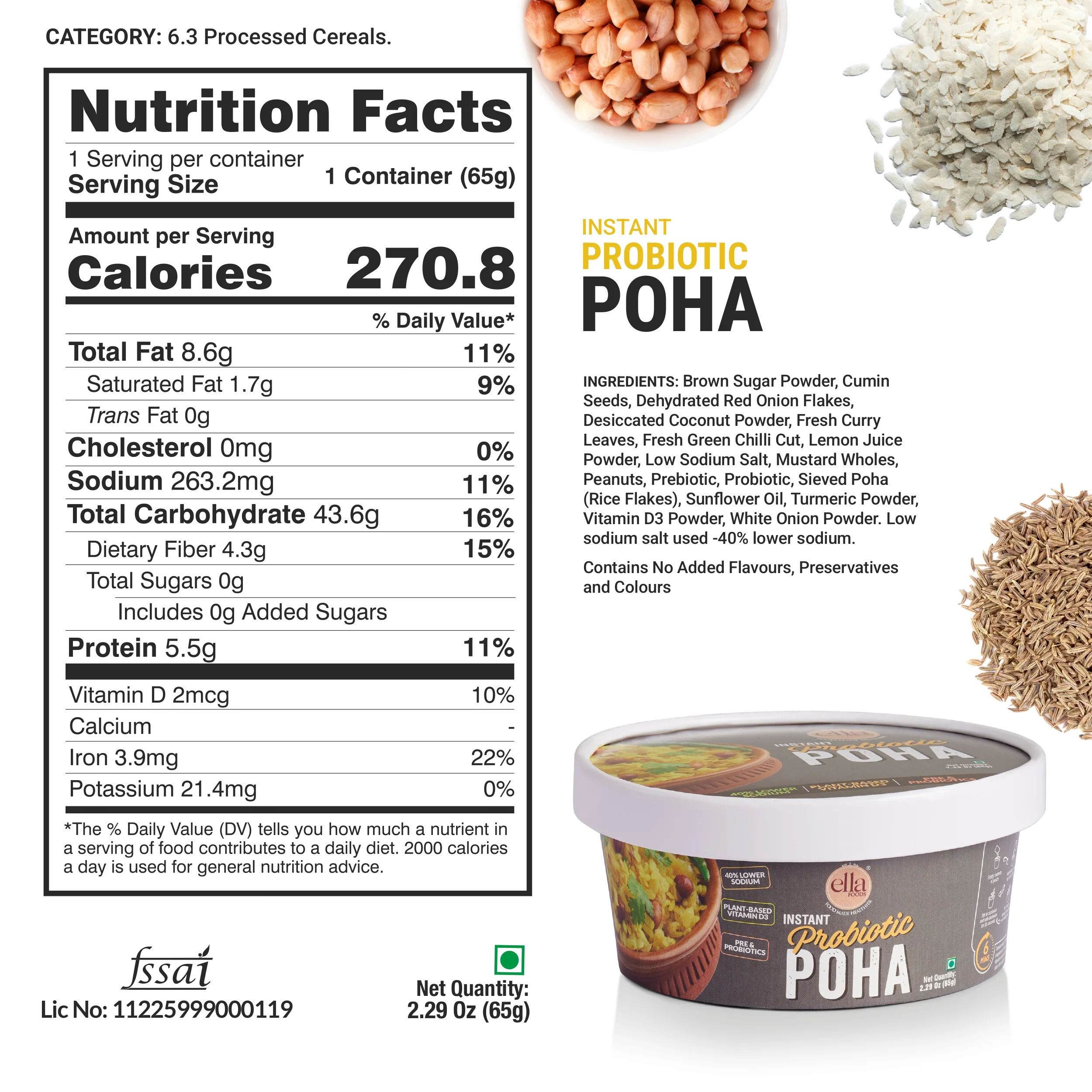 Ella Foods Ultimate Breakfast Combo | 6 Ready-to-Eat Probiotic Meals & Mango Thokku Pickle 250g | Includes Tangy Millet Poha 80g, Upma 65g, Poha 65g | 7-Pack Nutritious Meal Kit | Meals: 6 Months Shelf Life | Pickle: 12 Months - Image 8