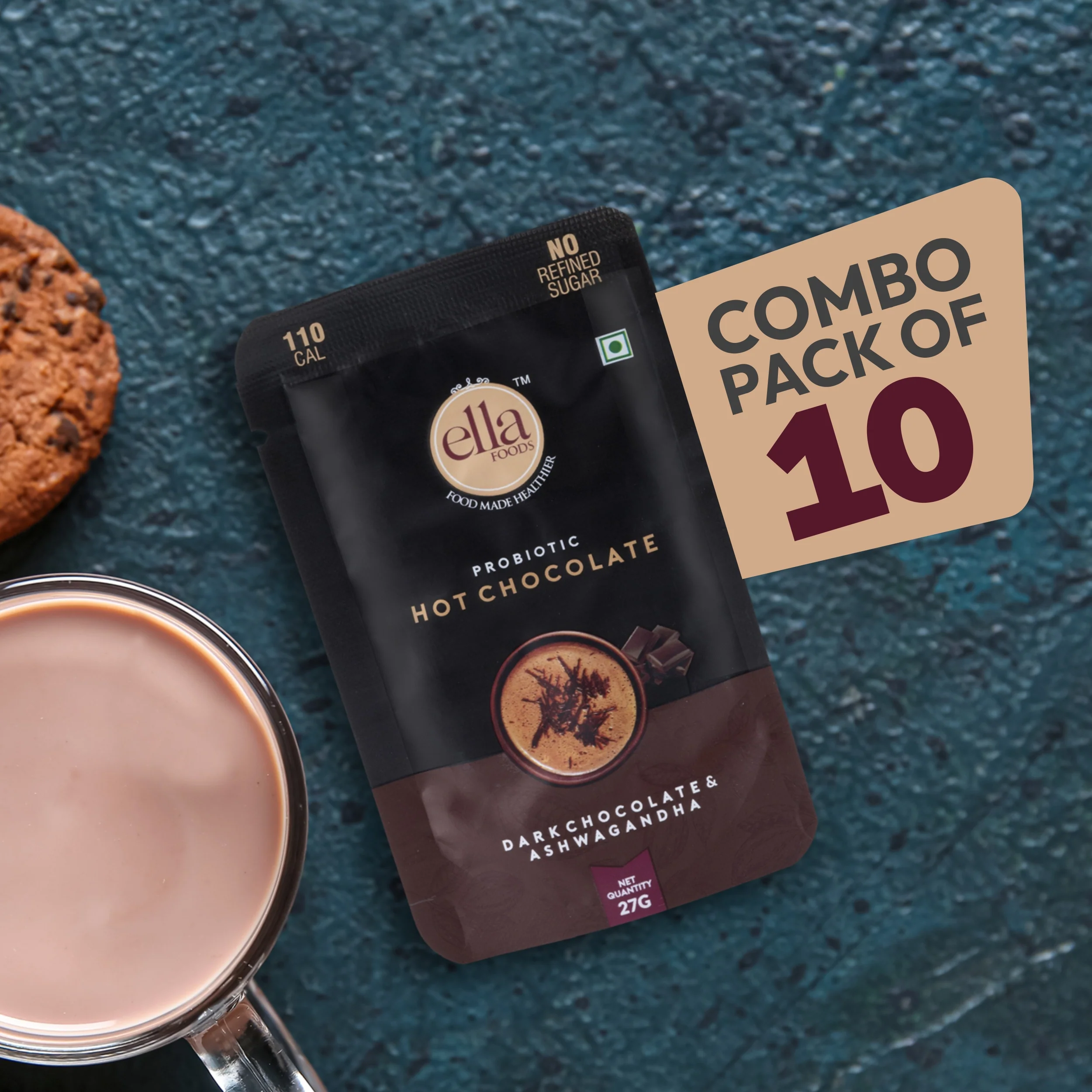 Instant Probiotic Hot Chocolate | 27grams each | Combo Pack - Image 10