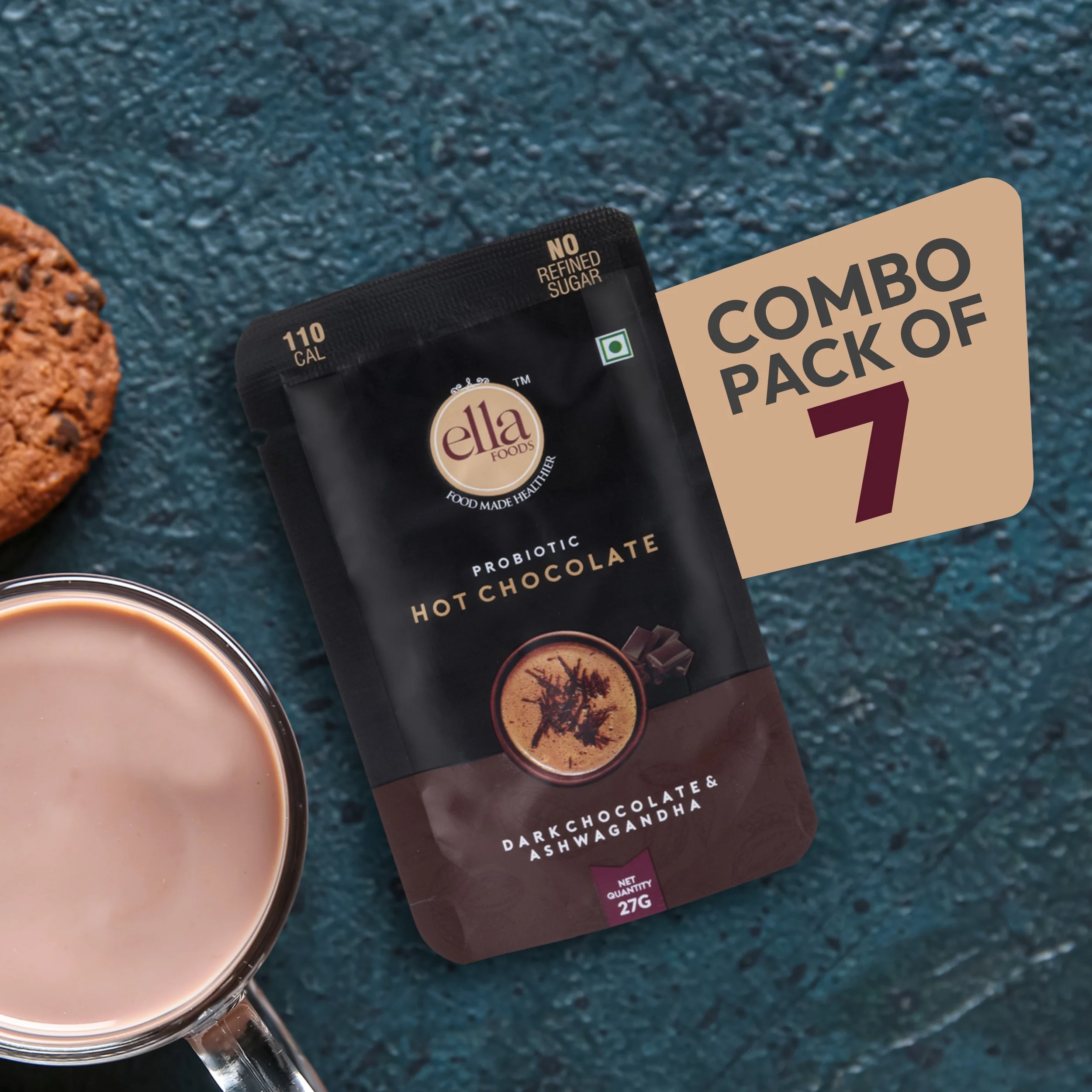 Instant Probiotic Hot Chocolate | 27grams each | Combo Pack - Image 9