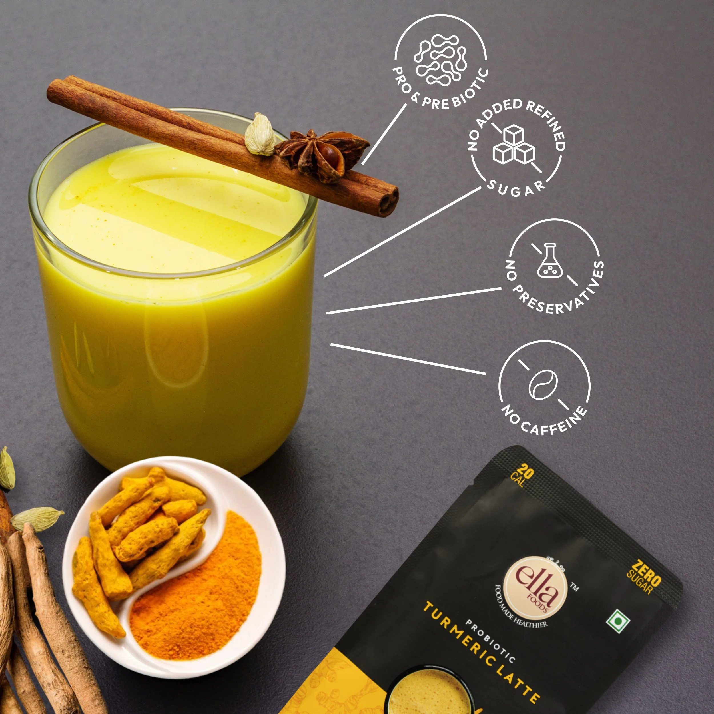 Turmeric Latte | Combo Pack | 15g each - Image 3