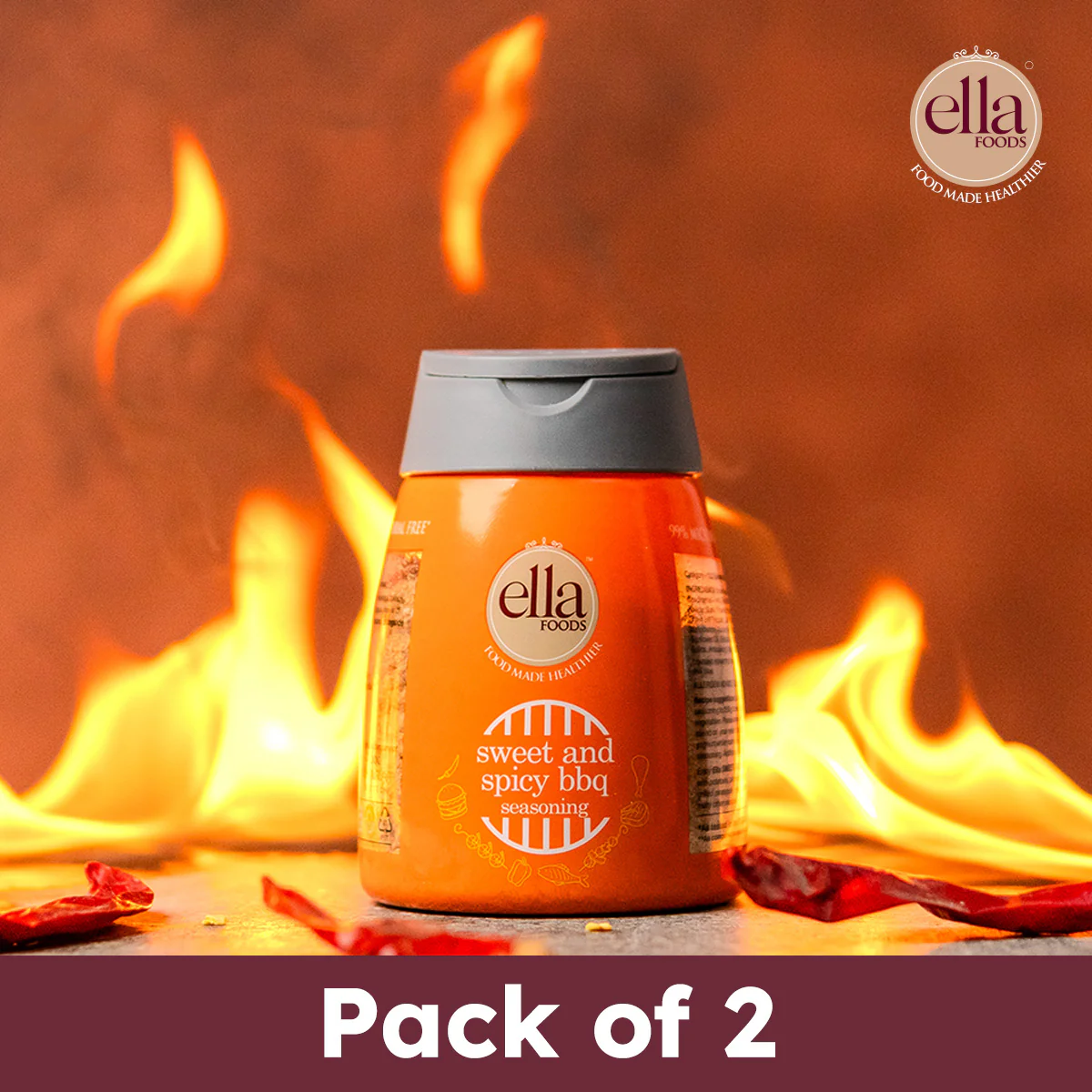 Sweet and Spicy BBQ Seasoning | 100 grams each | Pack of 2 - Image 3