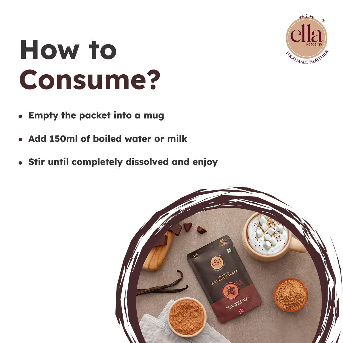 Instant Probiotic Hot Chocolate |  27g Freebie - Image 3