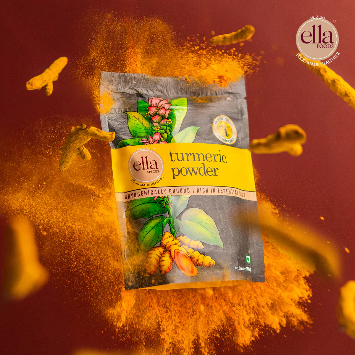 Spices Trio Pack | Pack of 3 | Turmeric Powder | Coriander Powder | Black Pepper Powder | 100g each - Image 4