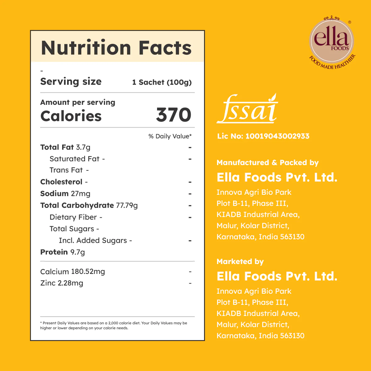 Ella Foods Turmeric (Haldi) Powder | Pack of 4 (100g Each) | High Curcumin | 100% Pure & Natural | Cryogenically Ground | 18-Month Shelf Life | No Additives - Image 5